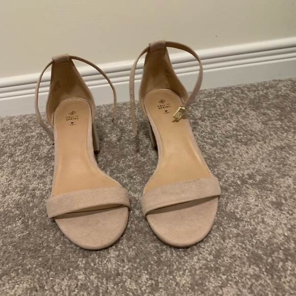 Call it Spring 6.5 nude block heels. Brand new, never worn outside. - Picture 3 of 3